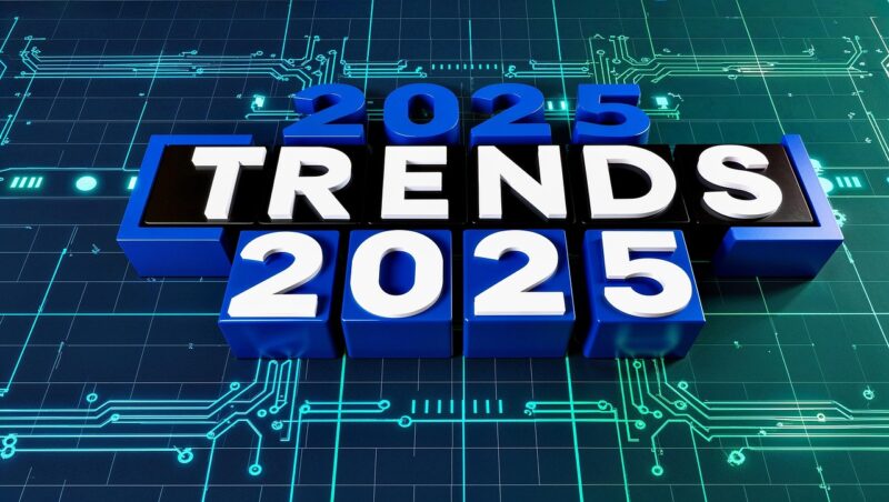 ai generated, trends, 2025, artificial intelligence, technology, computer science, machine, web, future, modern, digital, data, digitization, system, year